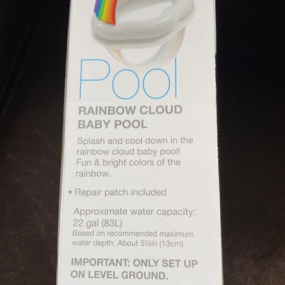 Rainbow Cloud Baby Pool - Picture 3 of 3